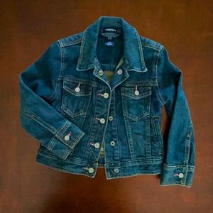 Little girl Gap jean jacket gently worn